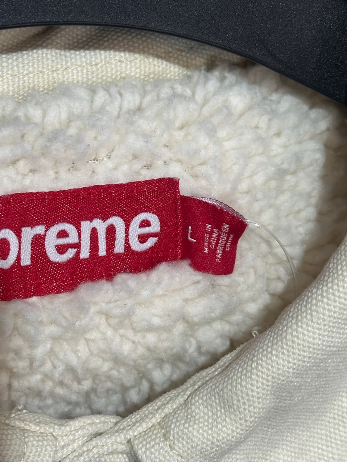 슈프림 포우 셔링 라인드 워크 셔츠 새상품 상품이미지6