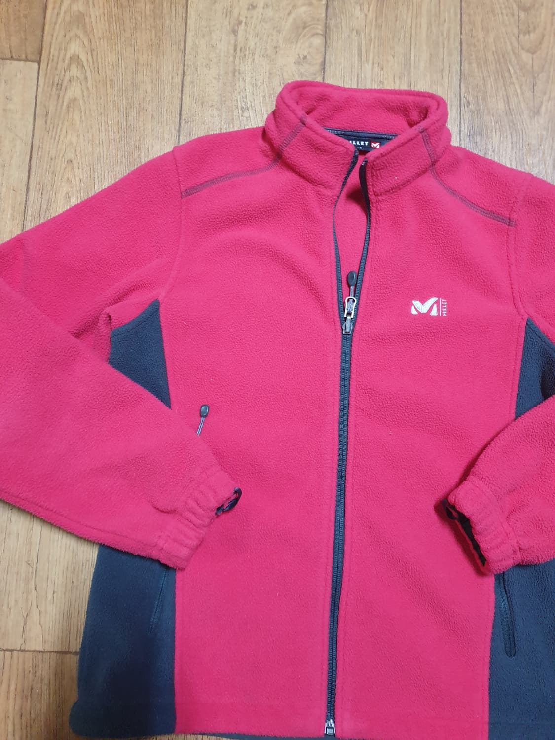 1095 밀레 기모 후리스 집업90 사이즈입니다 상품이미지4