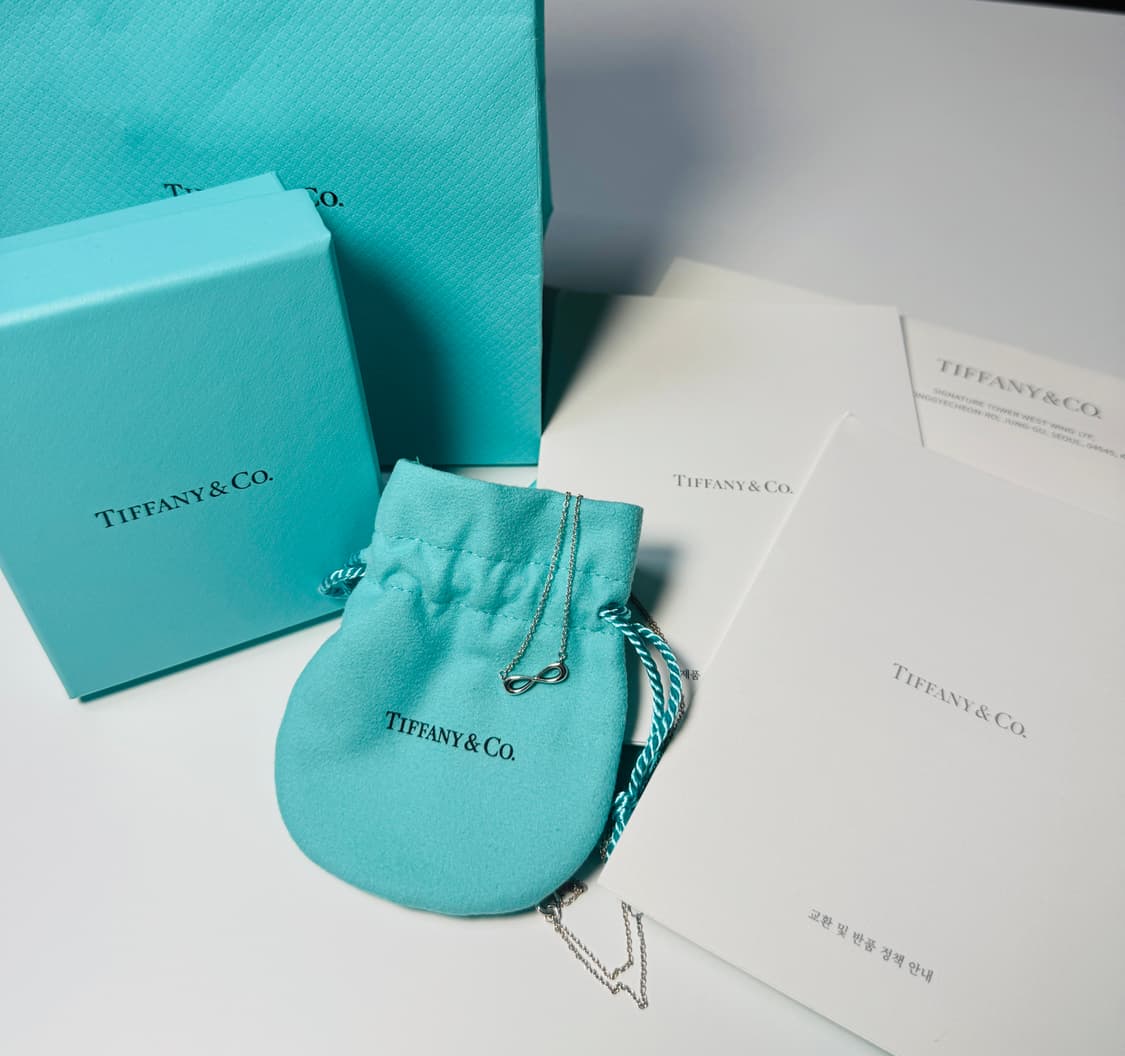 티파니앤코 인피니티 실버 목걸이 풀세트 [새상품급]  상품이미지4