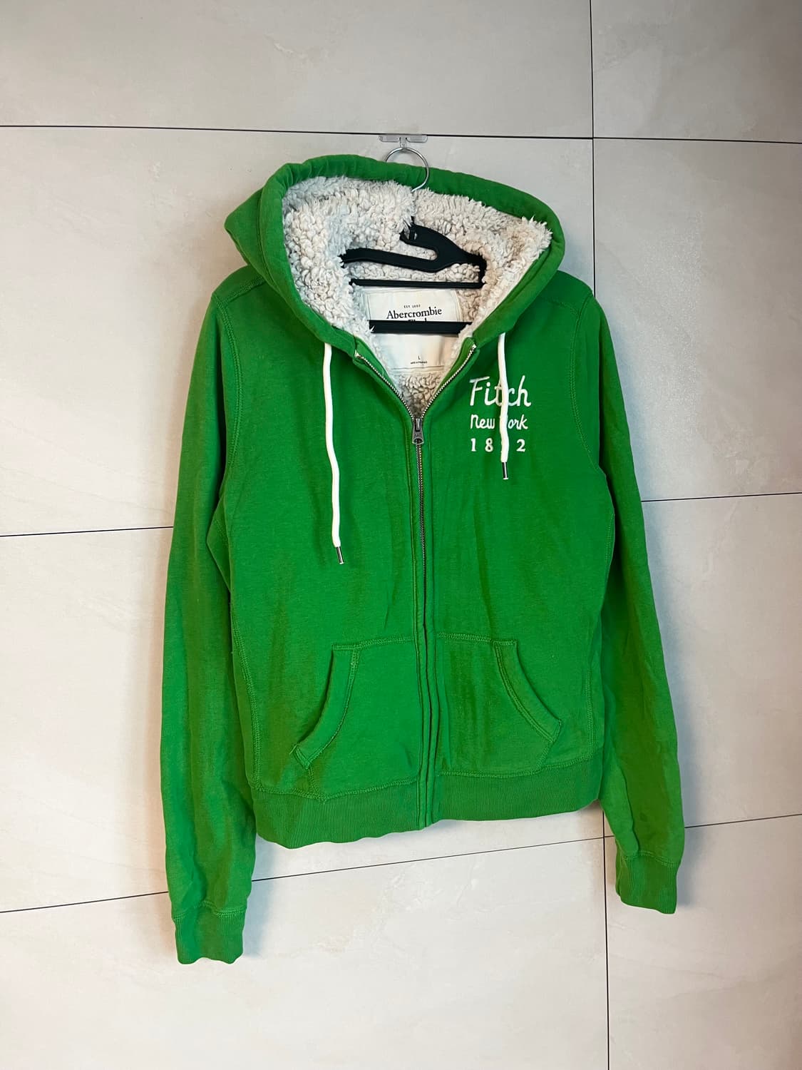 아베크롬비 양털 퍼 말차 후드집업 (L size)  상품이미지2