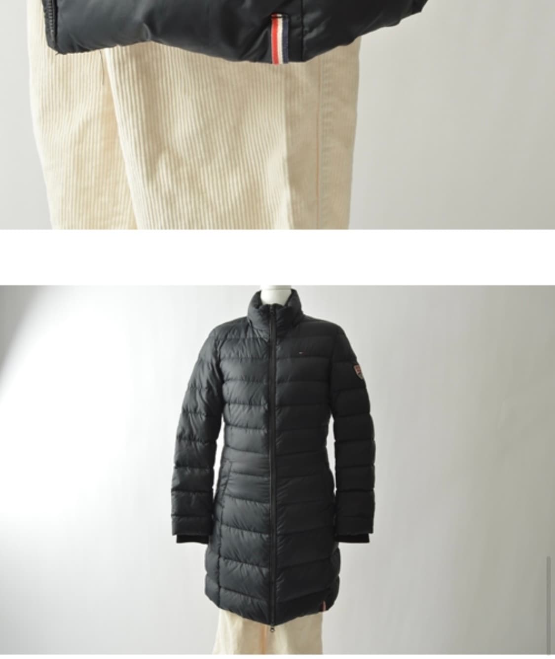 타미힐피거 여성 롱패딩 블랙 상품이미지1
