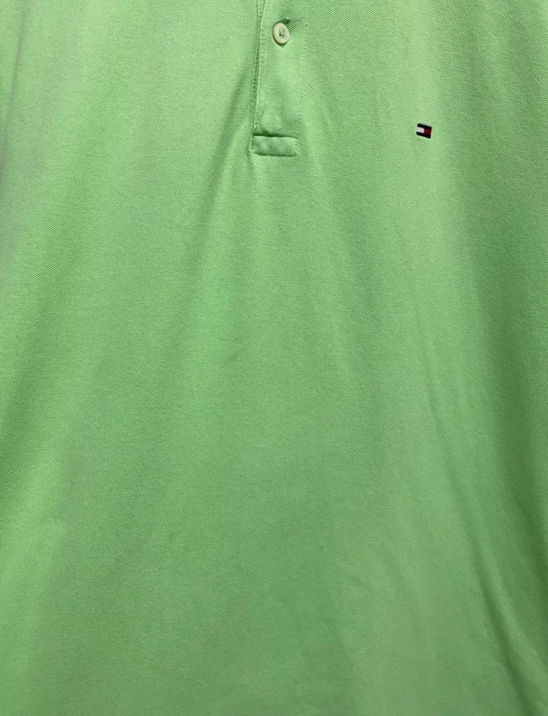 타미힐피거 그린 폴로 티셔츠 XL 상품이미지4