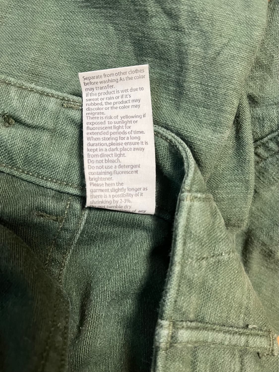 ORSLOW US ARMY FATIGUE PANTS (Regular Fi 상품이미지5