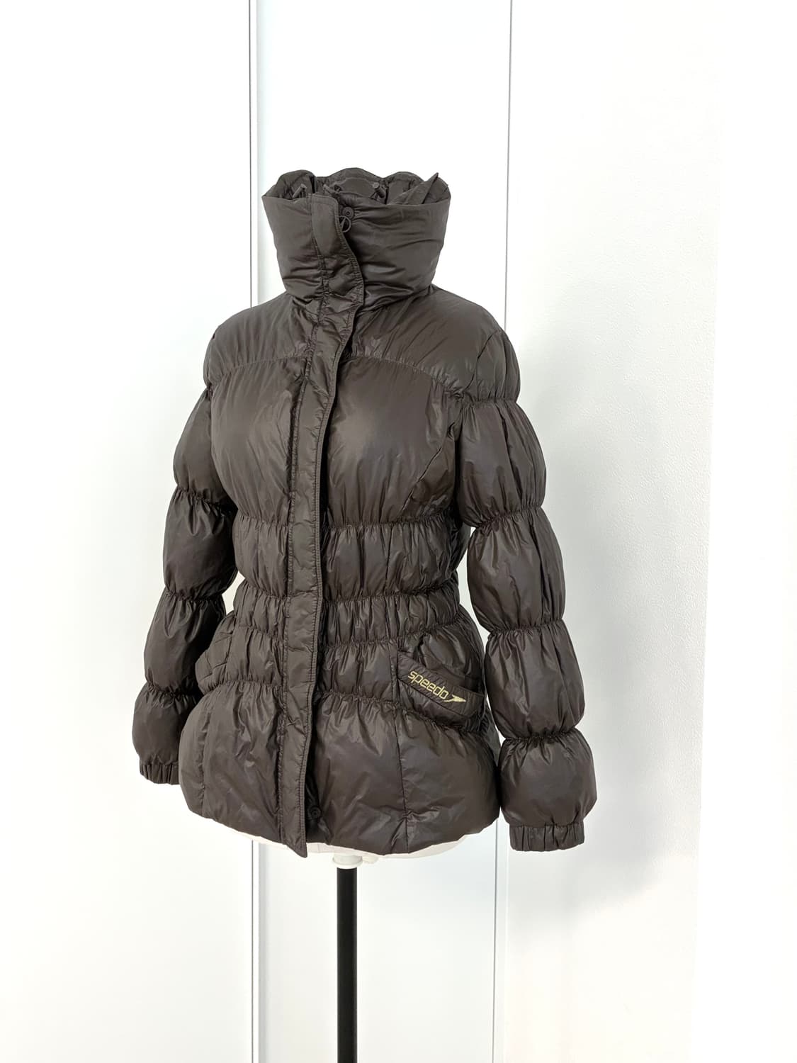 브라운 셔링 패딩 상품이미지3
