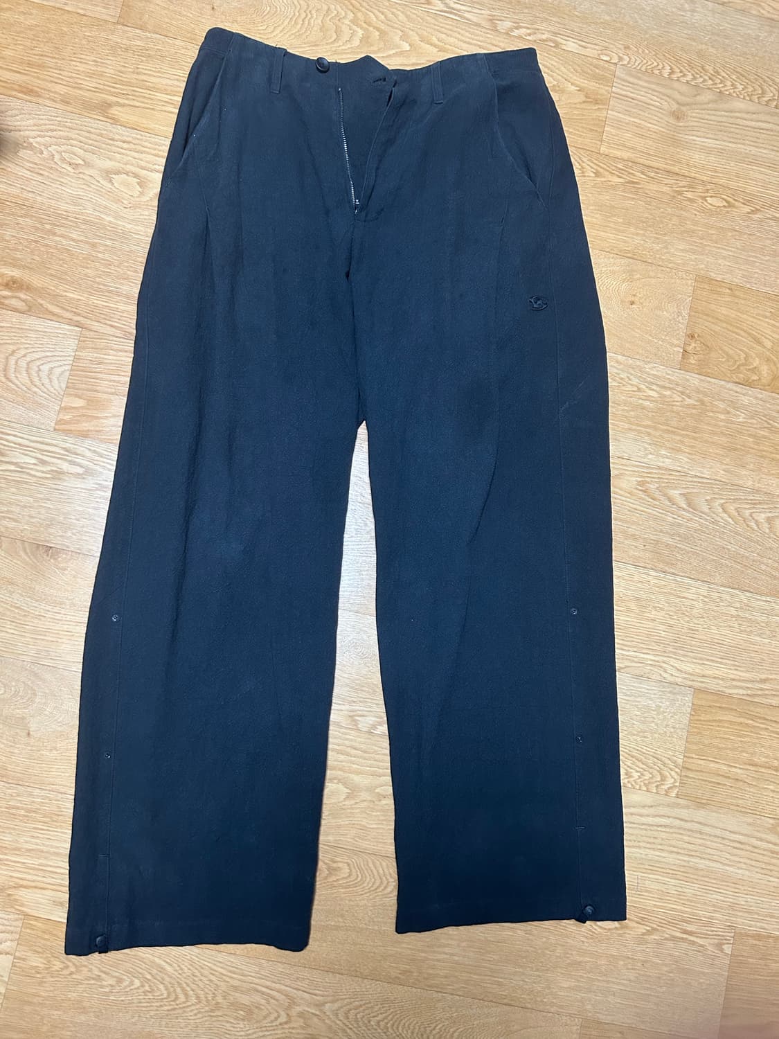 산산기어 WEAVE TAPED PANTS BLACK[2] 상품이미지1