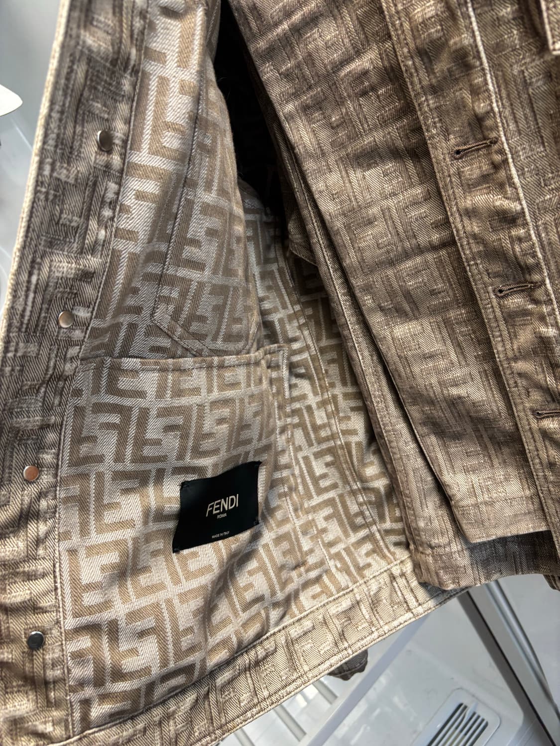 펜디 데님 자켓 50 셋업 상품이미지3