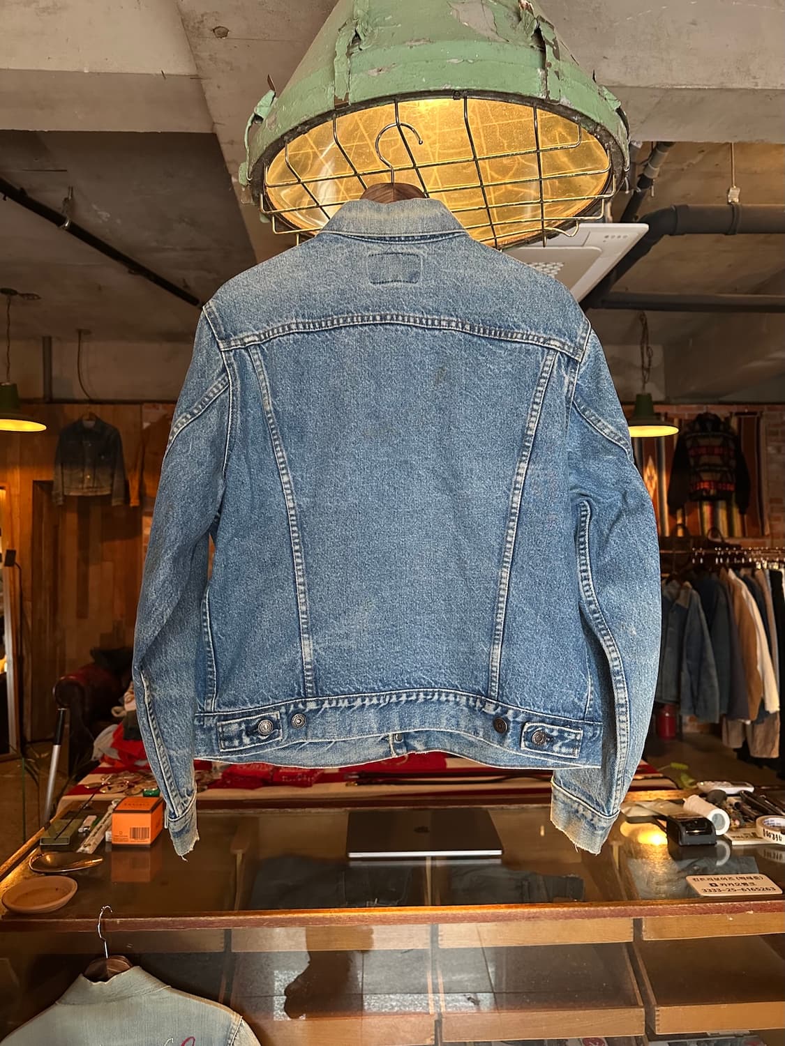 80s USA 빈티지 리바이스 70506 3세대 데님 트러커 자켓 상품이미지6
