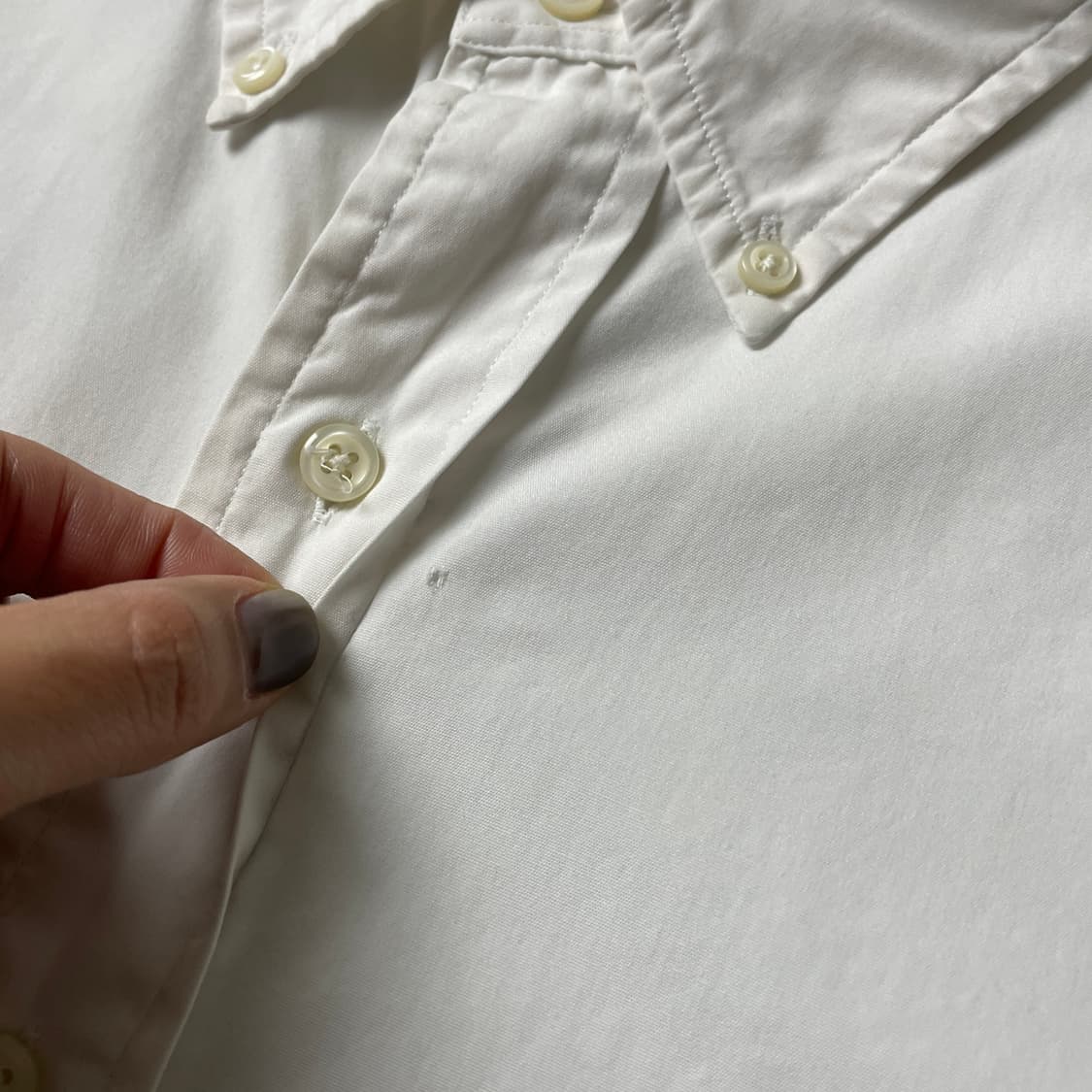 RALPH LAUREN 랄프로렌 빈티지 화이트 반팔 셔츠 A00758 상품이미지3