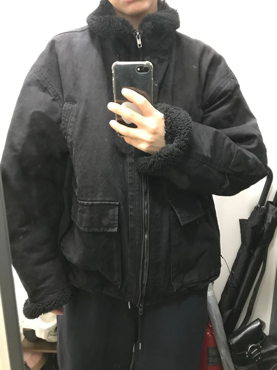 파르티멘토 빈티지 위시드 보아플리스 자켓 상품이미지3