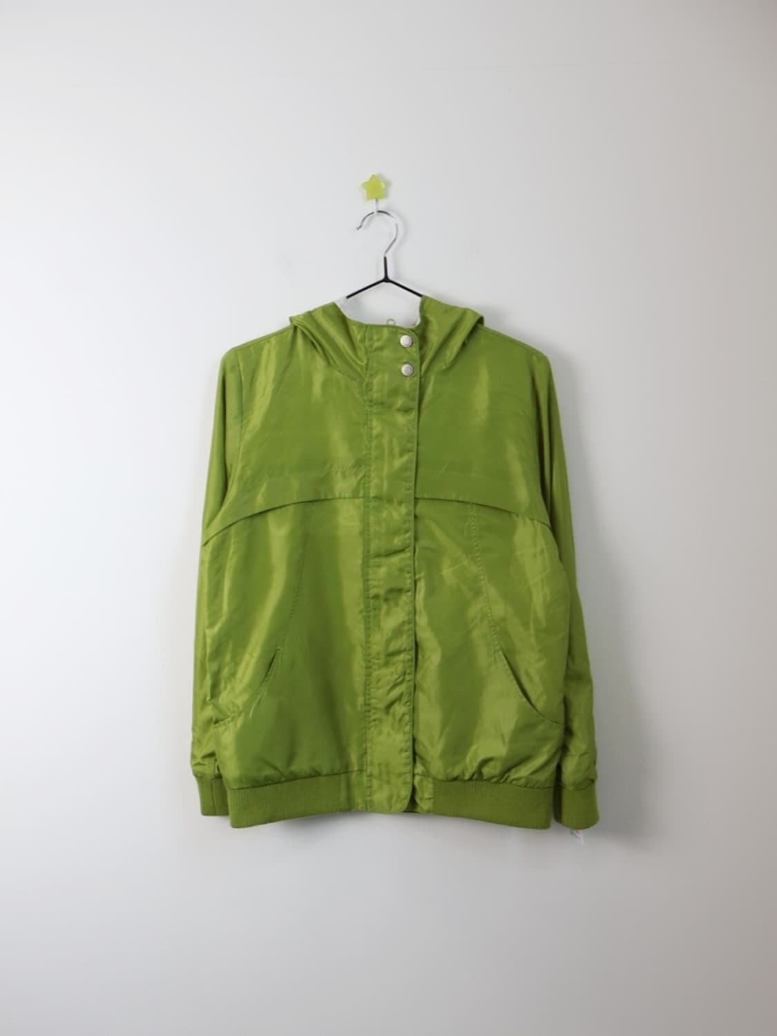 AVARICE Lime Green Windbreaker Jacket 상품이미지4
