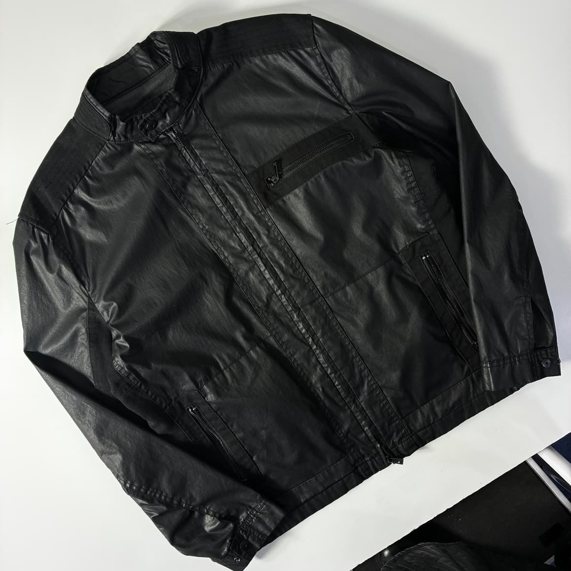 Calvin Klein  캘빈클라인 글로시 윈드브레이크 바이커 자켓  상품이미지2