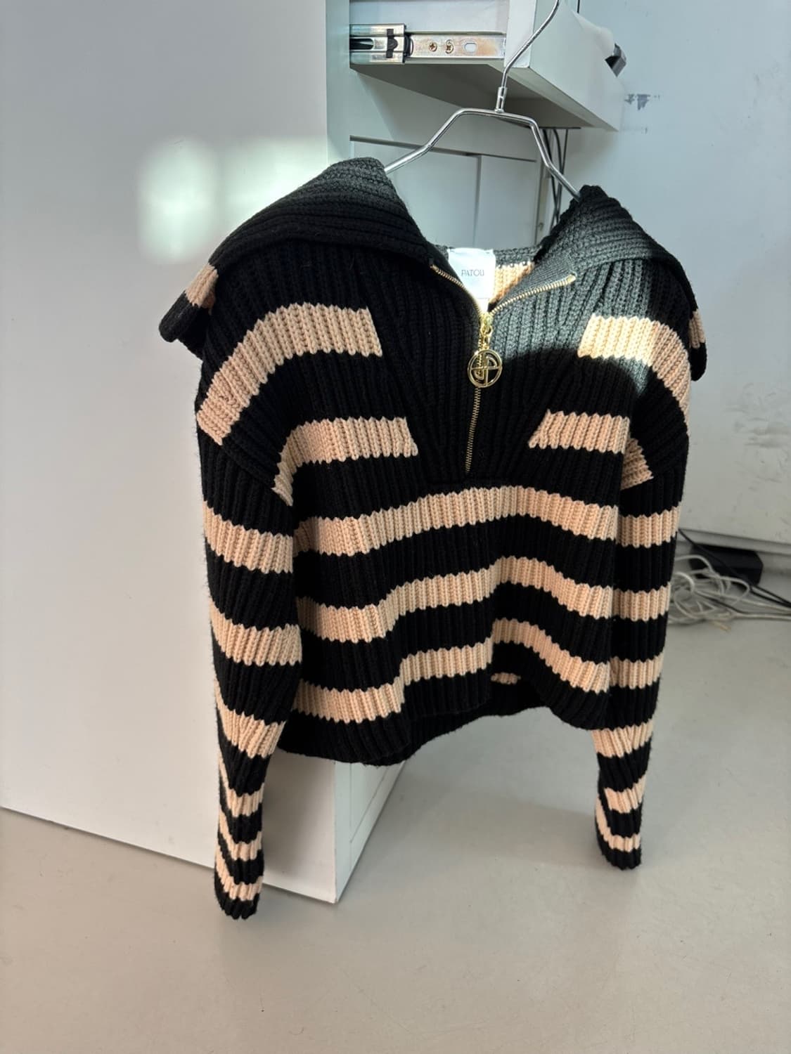 Patou Half Zip up Turtleneck 상품이미지1