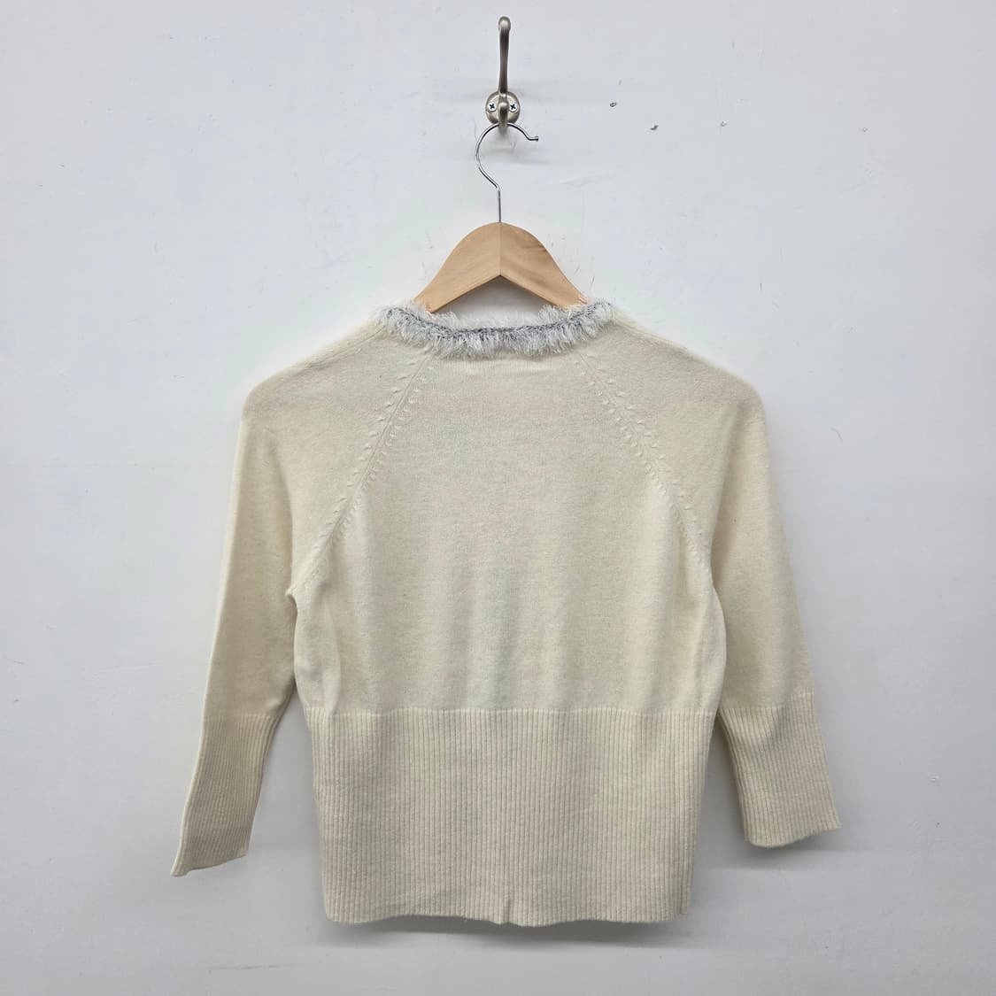 Miss 끌로에 아이보리색 가디건 여성 XS 상품이미지5