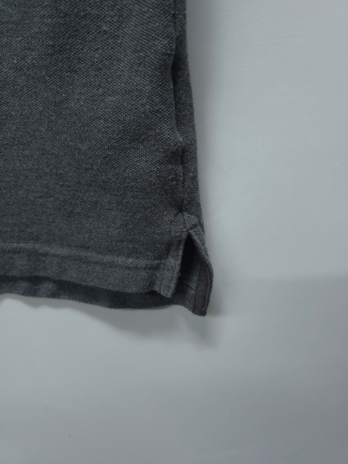 나이키 남성 라인 배색 반팔 카라티 차콜 (100) 상품이미지6