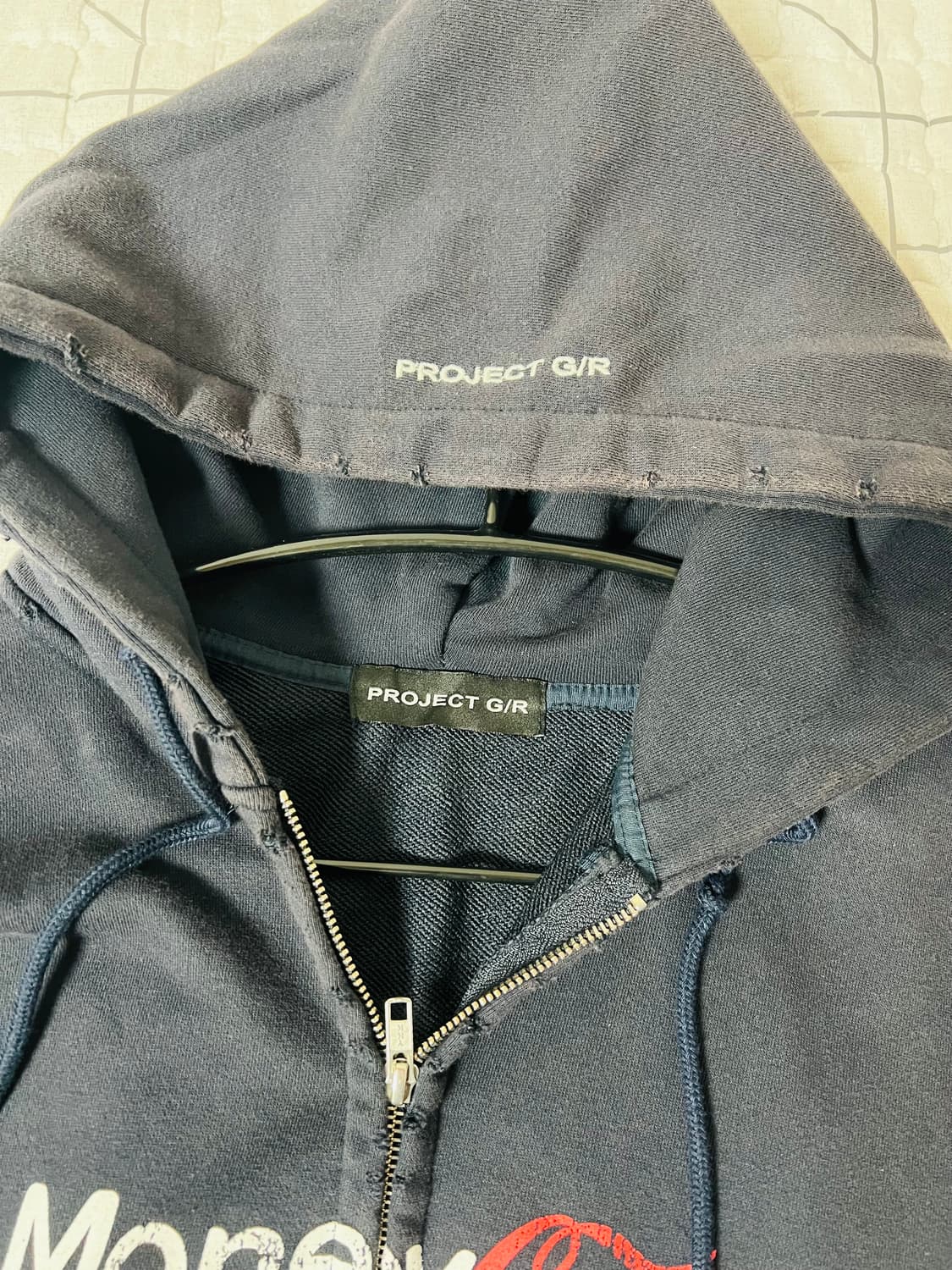 2) 프로젝트지알 해피니스 집 후디 네이비 상품이미지3