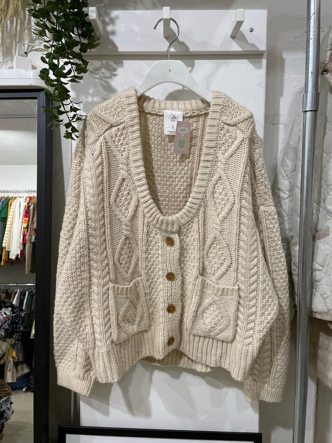love and peace cardigan 상품이미지7