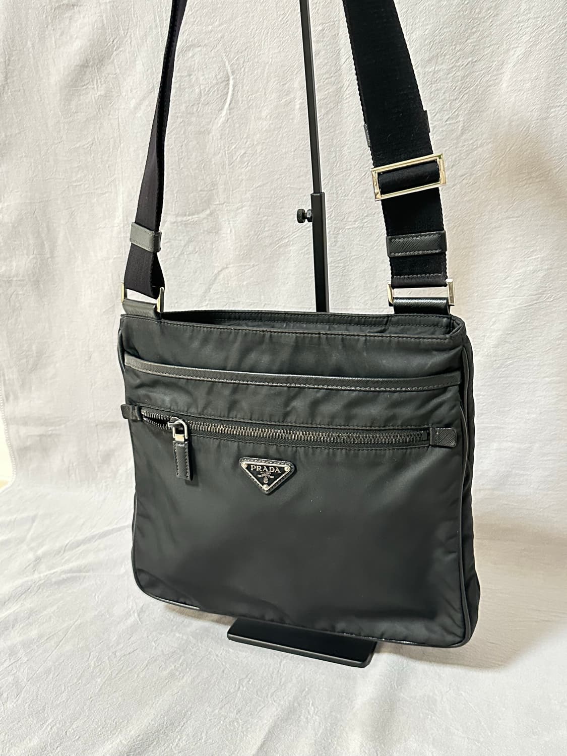 프라다 블랙 나일론 포코노 크로스백 숄더백 상품이미지3
