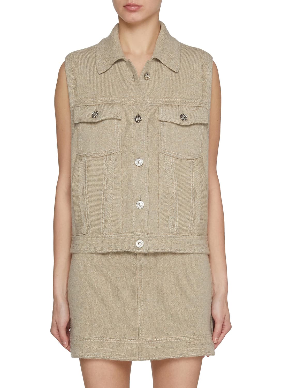 (정품)샤넬 배리 BARRIE 캐시미어 베스트자켓 상품이미지3