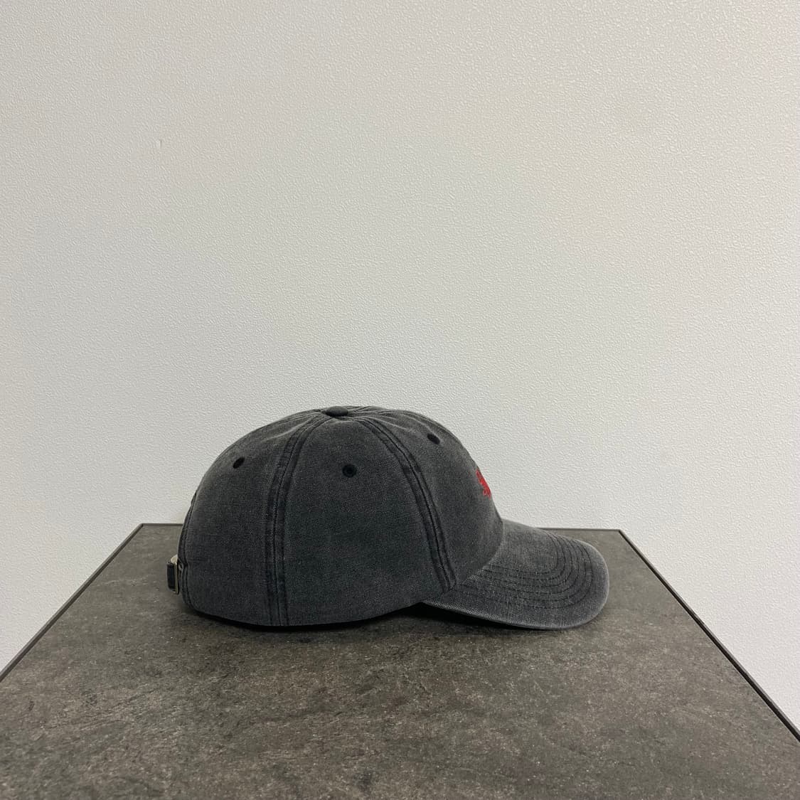 (OS) 슈프림 6패널 볼캡 모자 피그먼트 블랙 상품이미지3