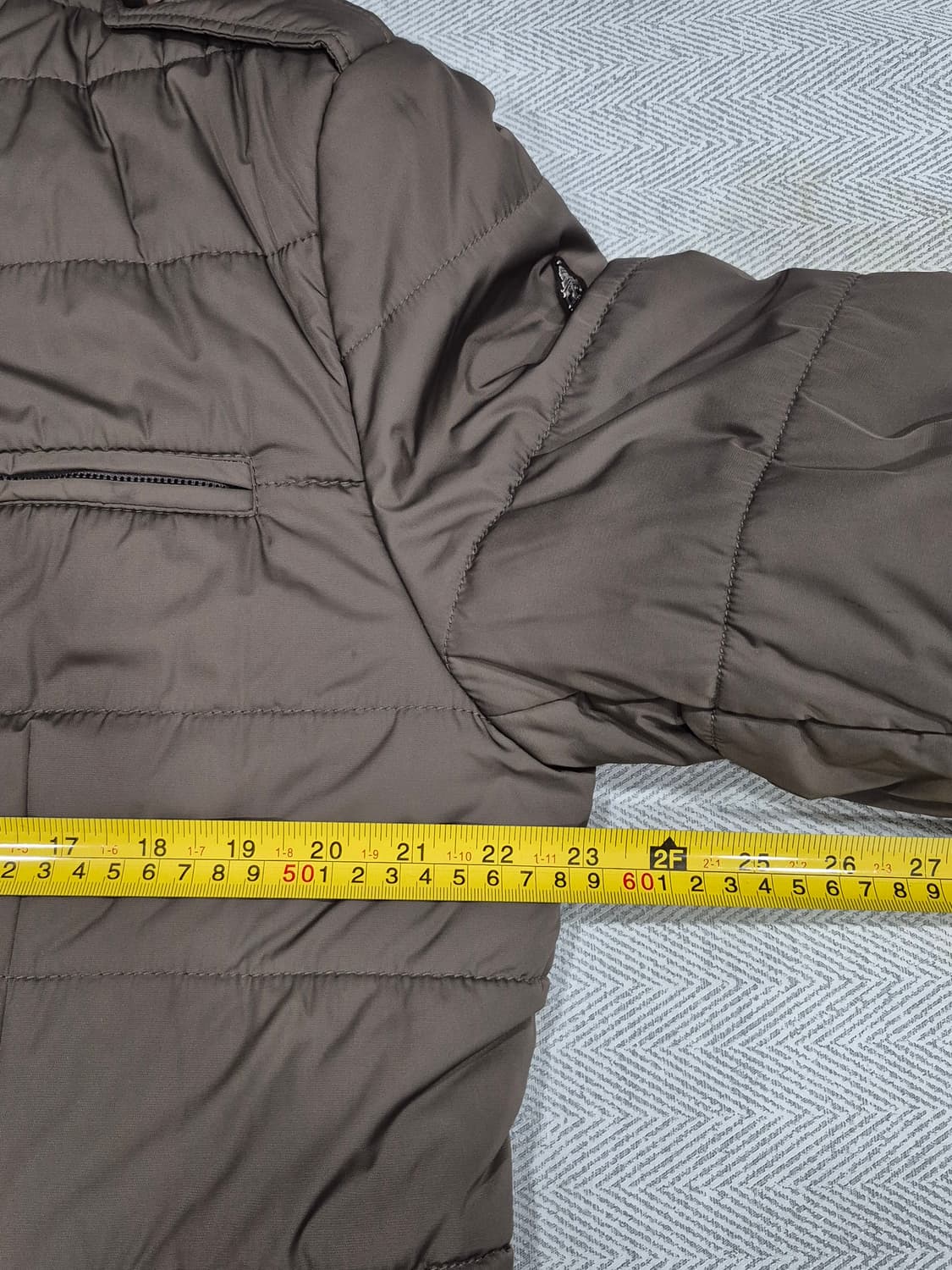 런던포그 브라운 비즈니스 퀄팅 점퍼 자켓 남성 105사이즈 상품이미지8