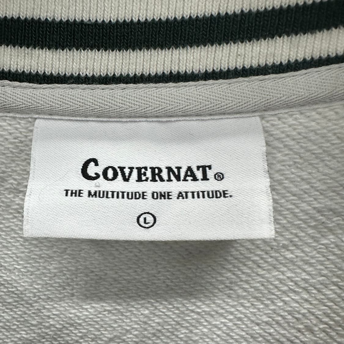 100 커버낫 남자 헤비웨이트 오버핏 맨투맨 상품이미지3