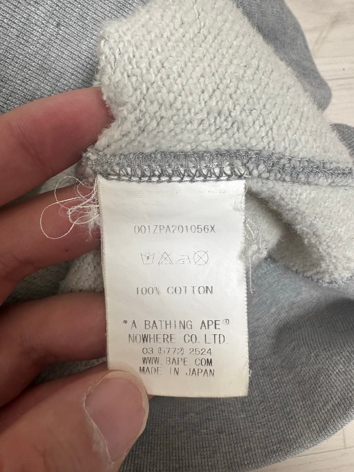 S 베이프 샤크후드 그레이 판매합니다 상품이미지4