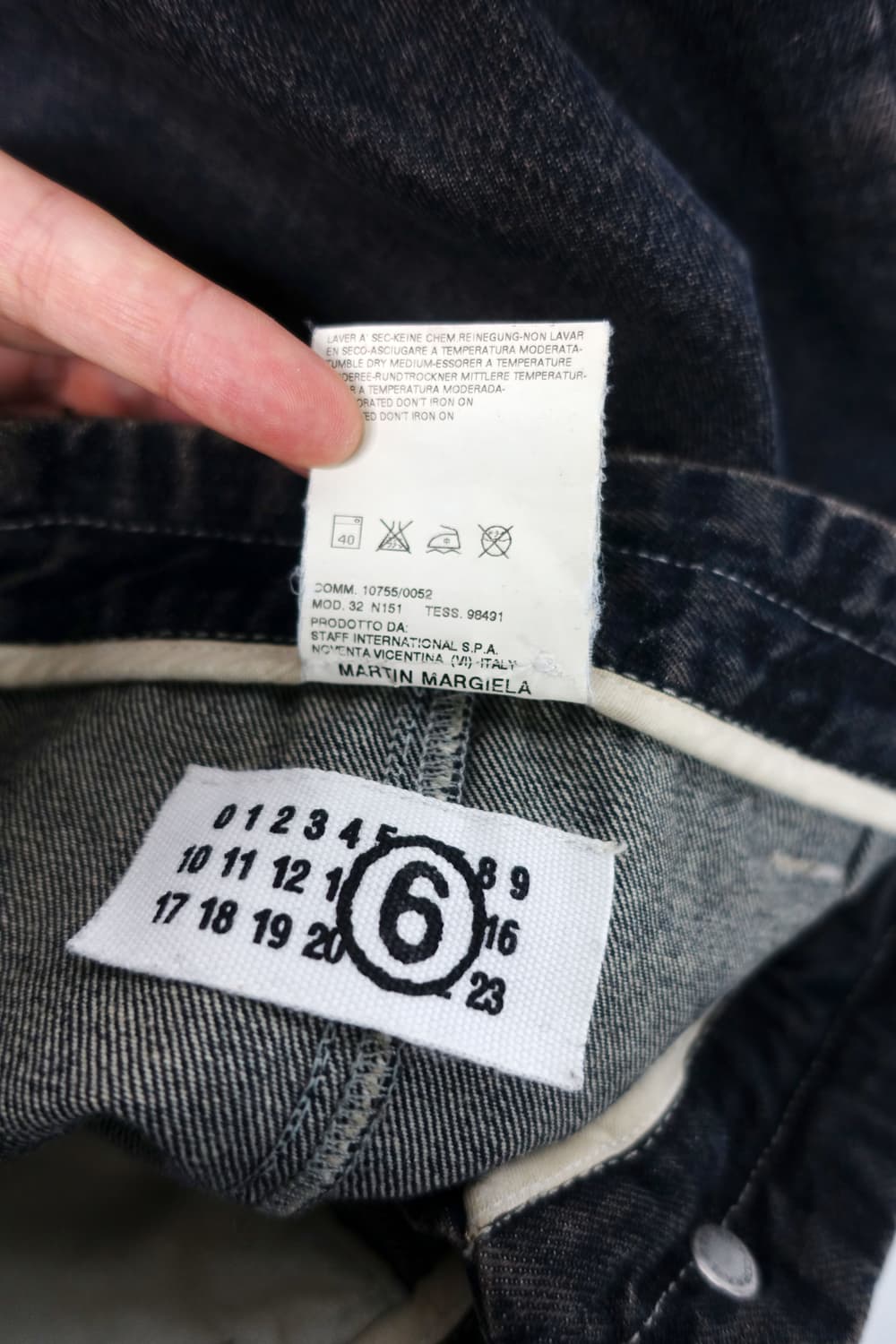 메종 마르지엘라 mm6 데님 미니스커트 상품이미지10