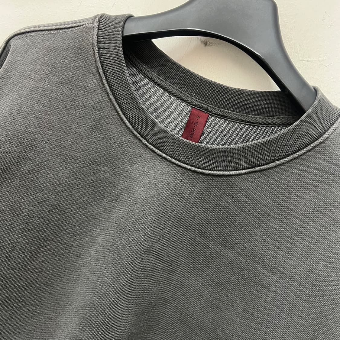 어텐션로우 오버핏 헤비 피그먼트 맨투맨 2사이즈 상품이미지3