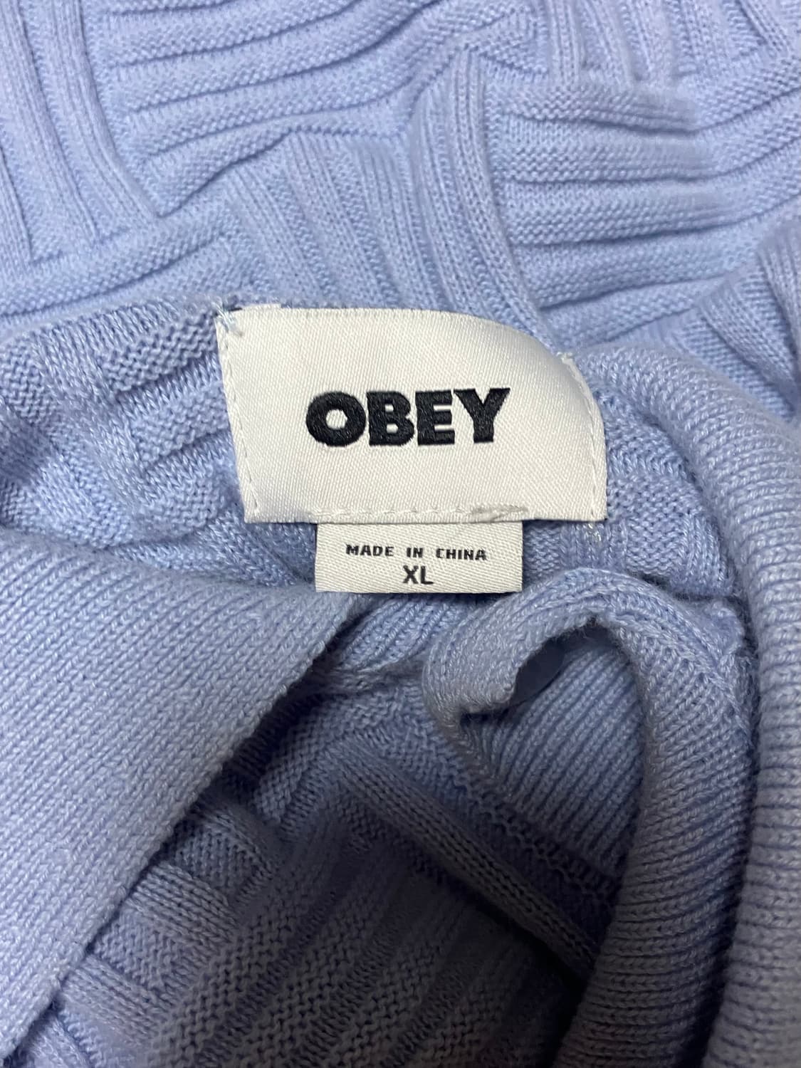 OBEY ALFRED POLO SWEATER XL 상품이미지3