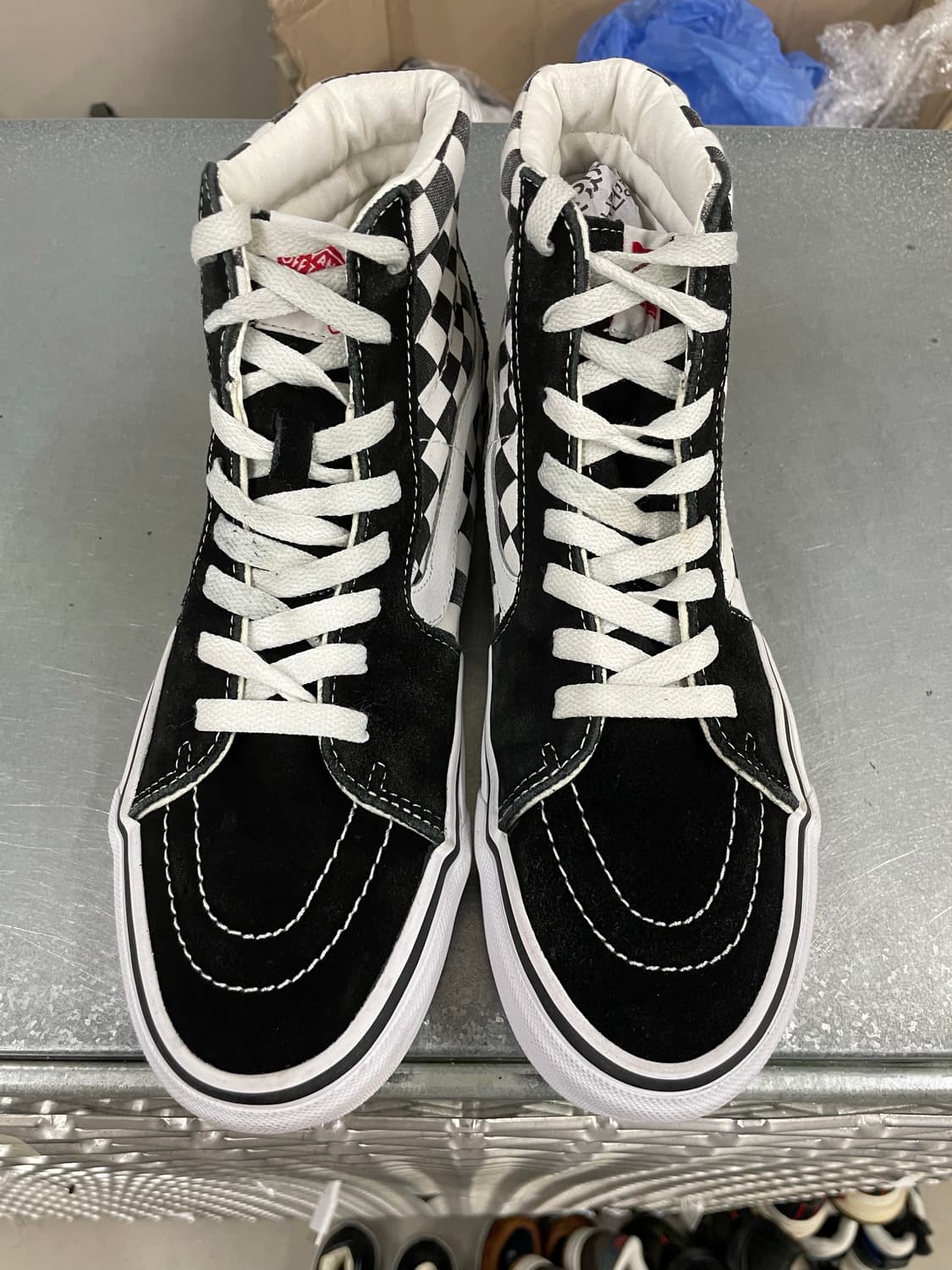 반스 스케이트 하이 체커보드 260 (gr-4606) 상품이미지5