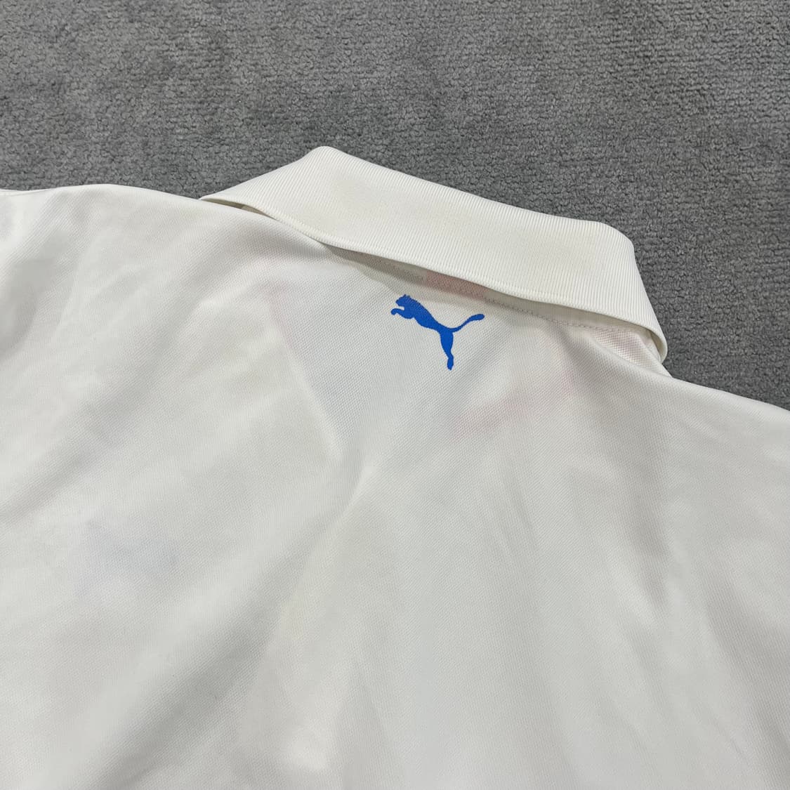 M 푸마 화이트 반팔 카라티 상품이미지5