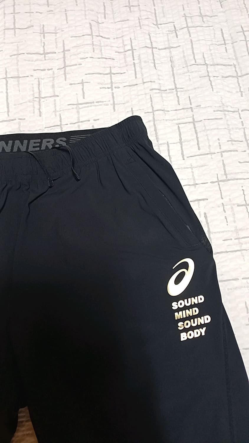 아식스 얇은기능성 7부런닝반바지 35인치 기장69 상품이미지2