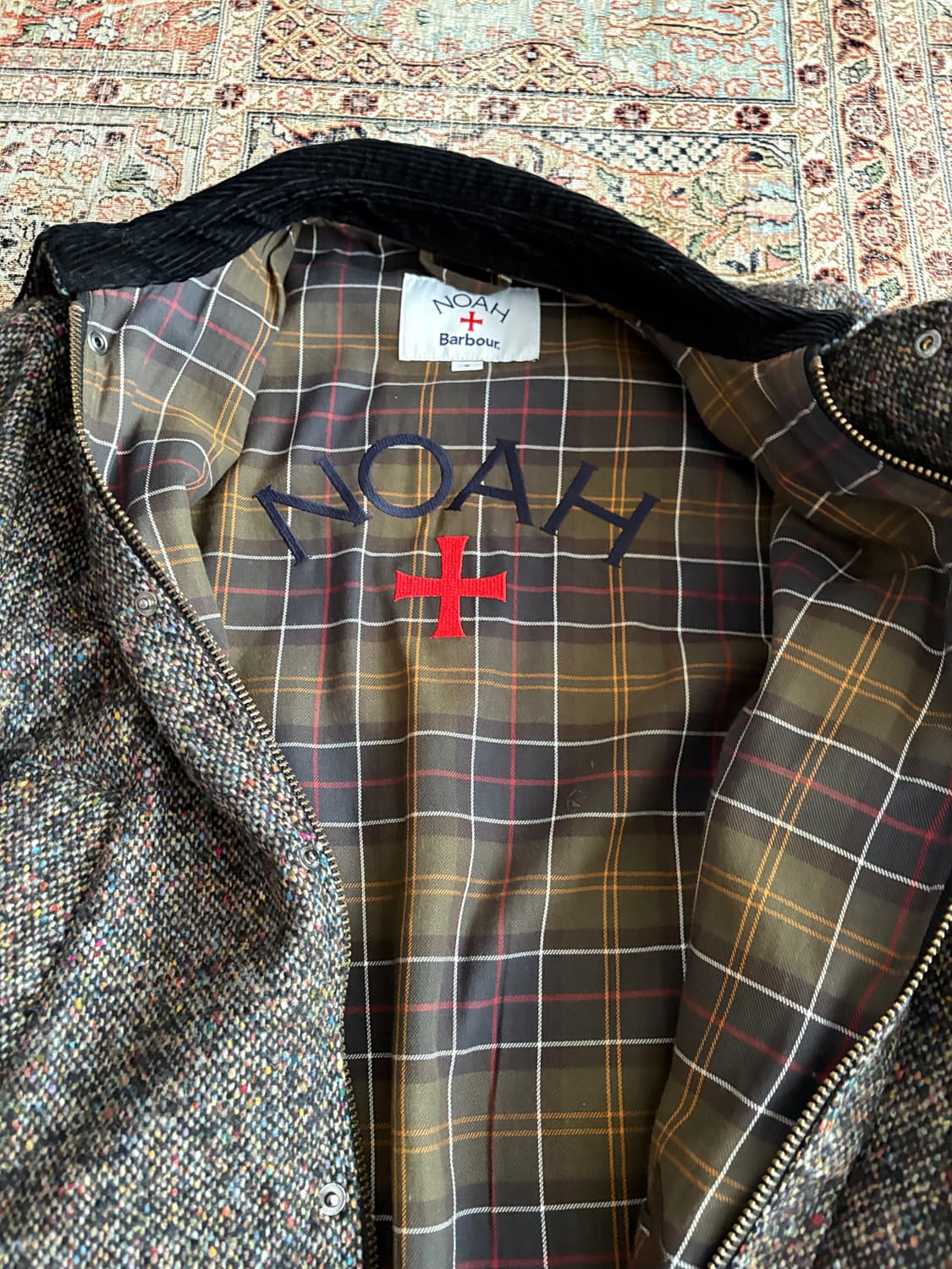 바버 노아 도네갈 트위드 코트 상품이미지3