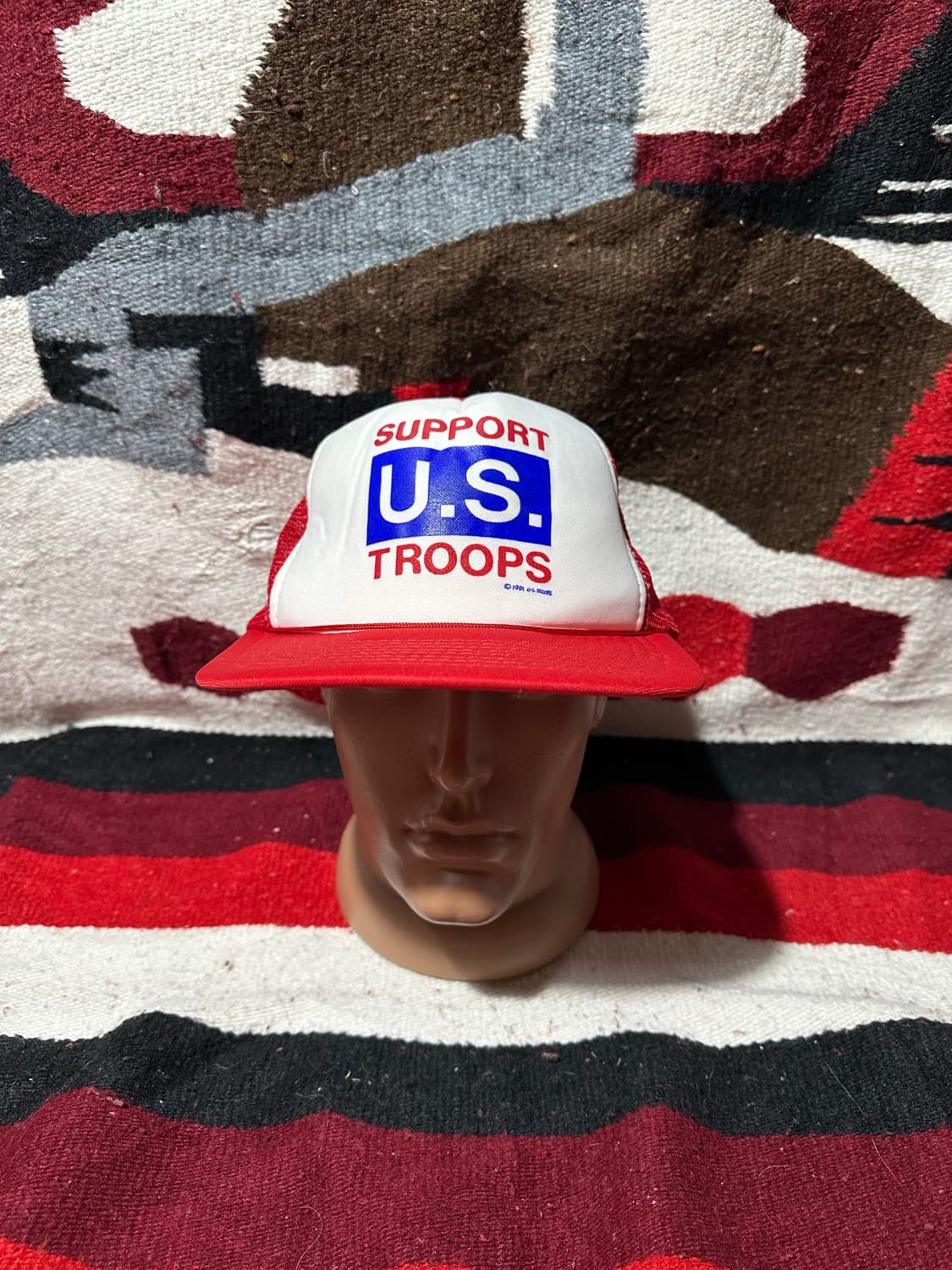 [빈티지] •Vintage Support Trucker Cap 상품이미지1