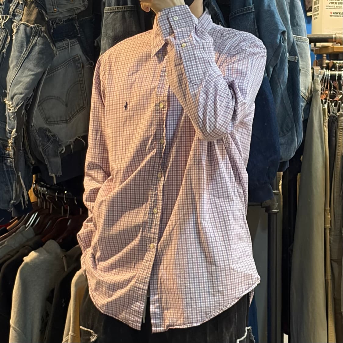 [No.9]Polo 폴로 체크 긴팔셔츠 상품이미지4