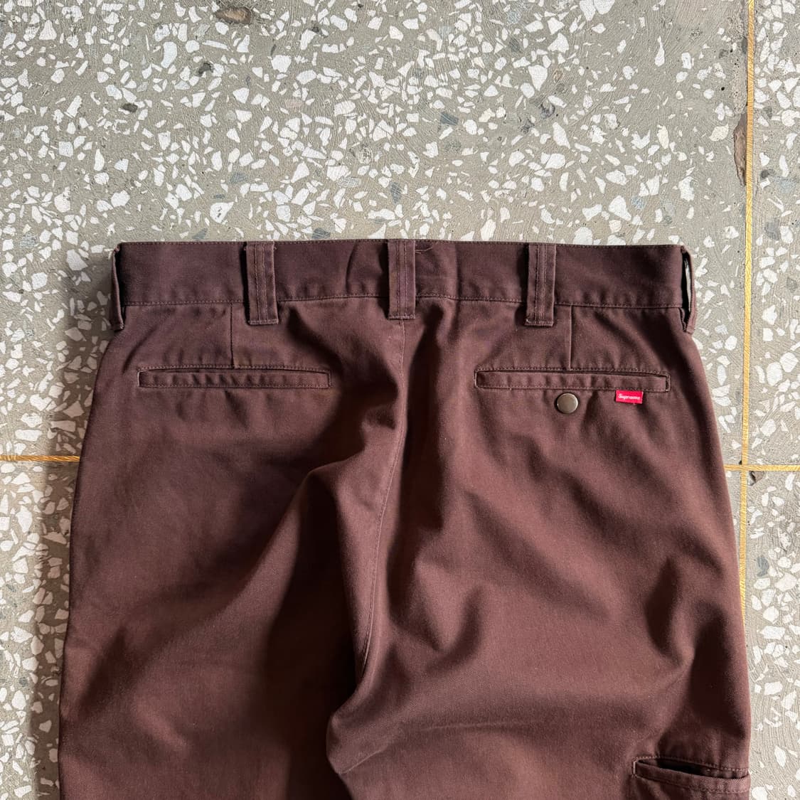 슈프림 워크 팬츠 브라운 상품이미지5