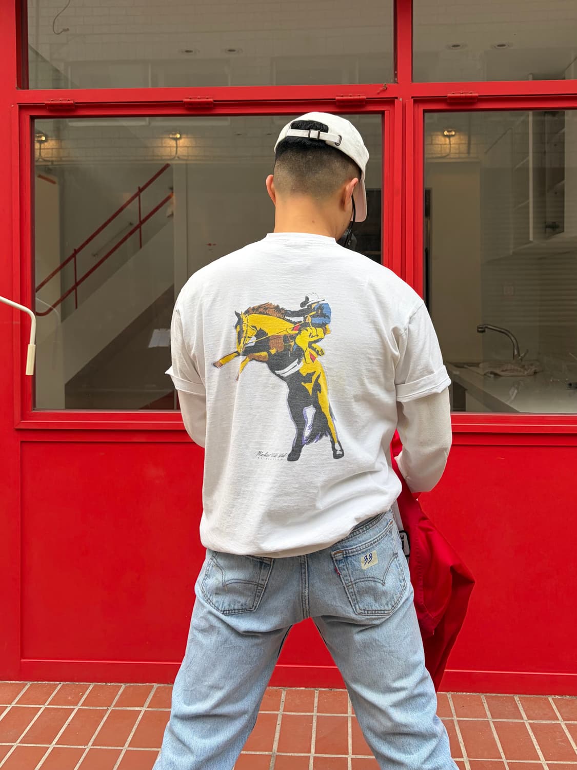 90‘s Marlboro Wild West cowboy T-shirt  상품이미지1