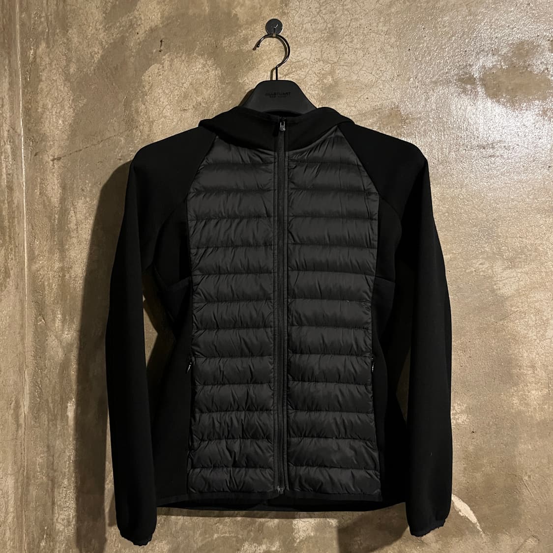 파사디 부분 패딩 후드 자켓 상품이미지1