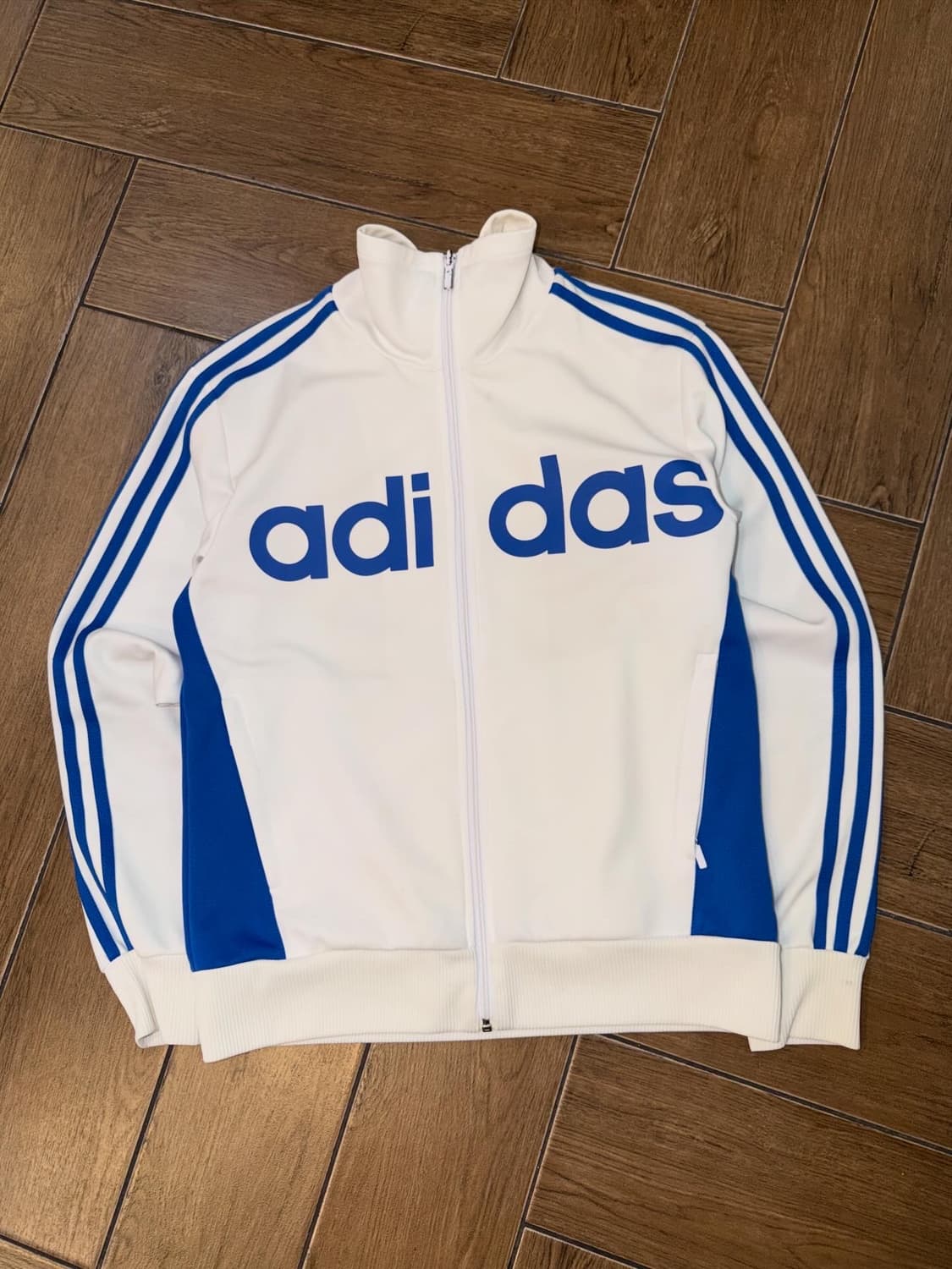 아디다스 로고 흰/파 져지 ( 레어 )  상품이미지8