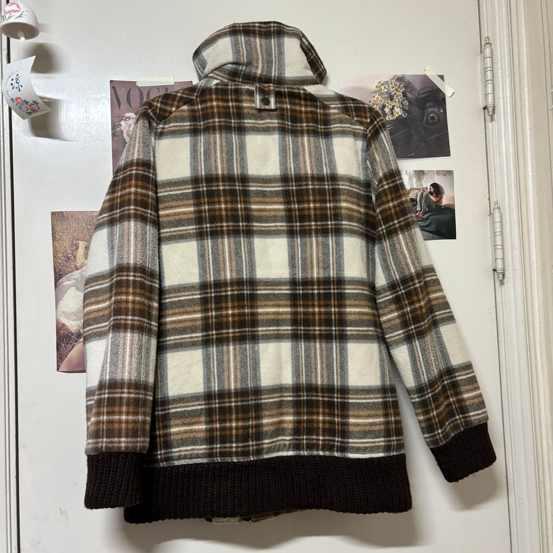 체크 누빔 자켓 상품이미지4