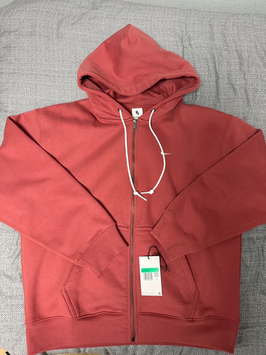 [XL] 나이키 NRG 솔로 스우시 풀 집업 후드 캐년 러스트 - 아시아 상품이미지2