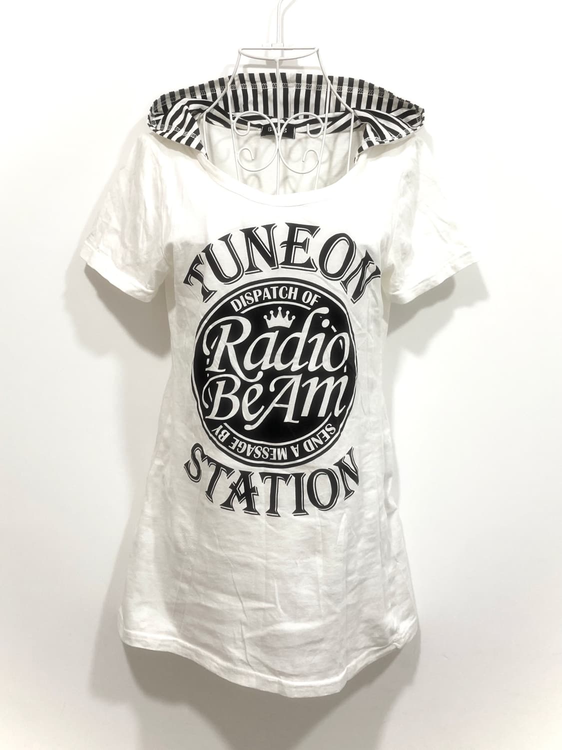 y2k stripe hoodie Top 상품이미지3