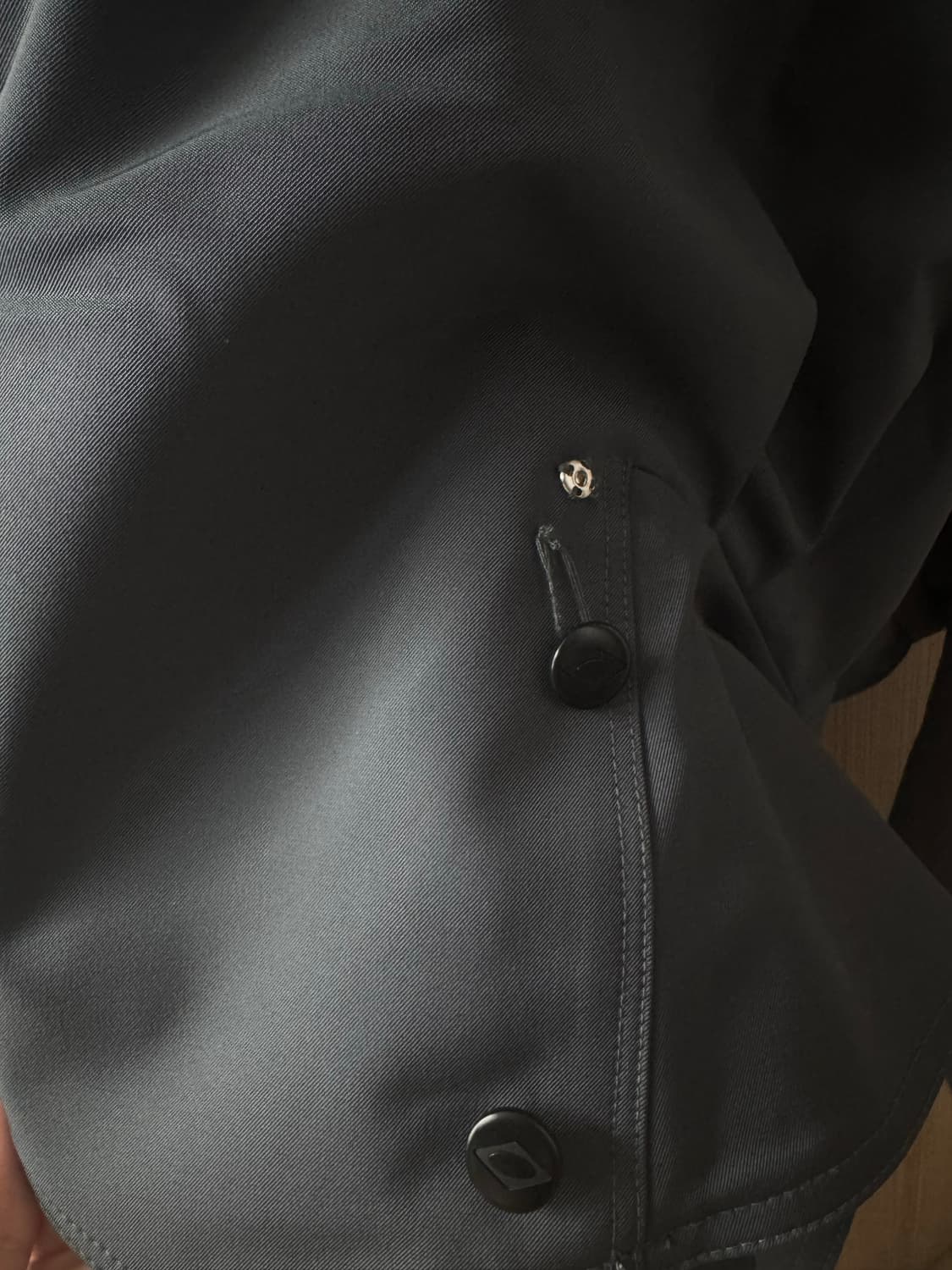 미스치프 케이프 후드 자켓 카키 다크 퍼플 상품이미지5