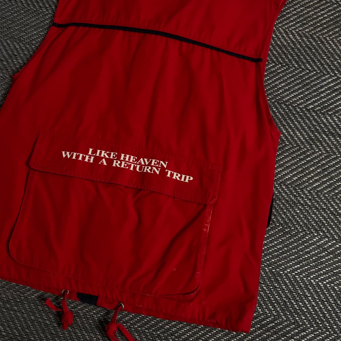 90s 필라 빅로고 올드스쿨 헌팅 베스트o 3605 상품이미지5