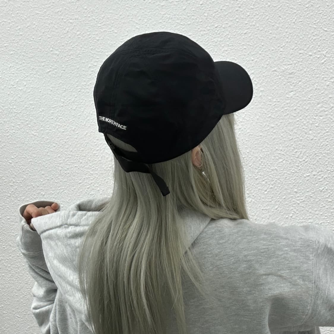 노스페이스 센터로고 블랙 볼캡 상품이미지3