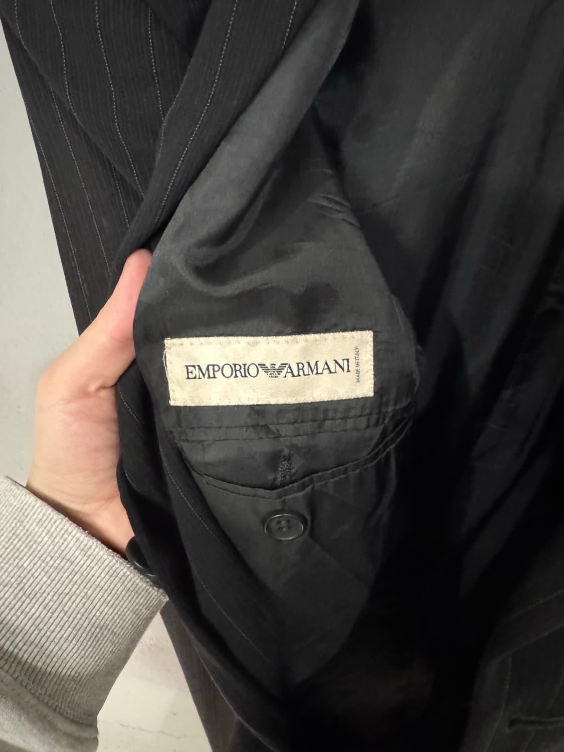 엠포리오 아르마니 스트라이프 3B 수트 셋업  상품이미지5