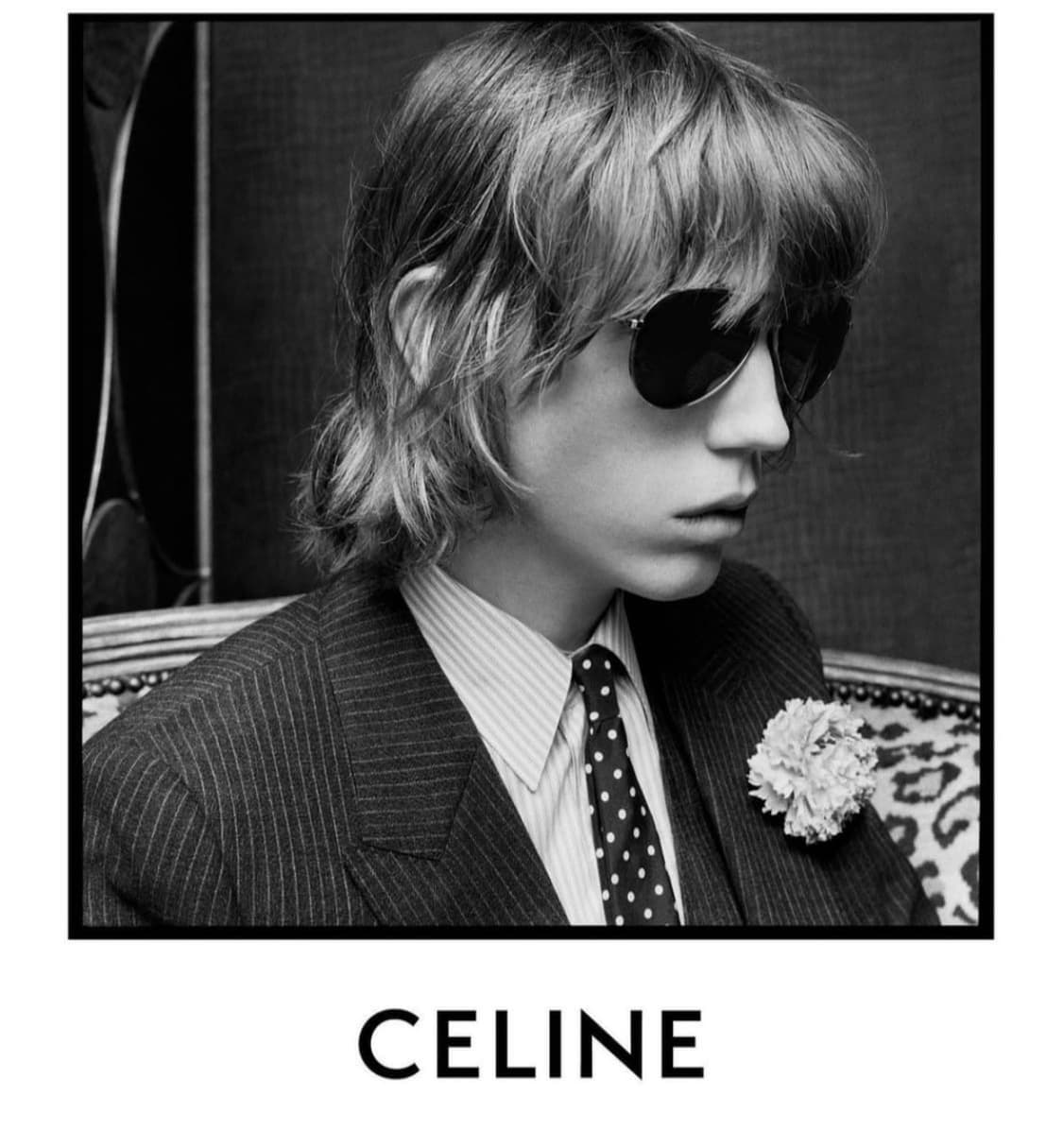 셀린느 20SS 스트라이프 수트 베스트 44사이즈 상품이미지8