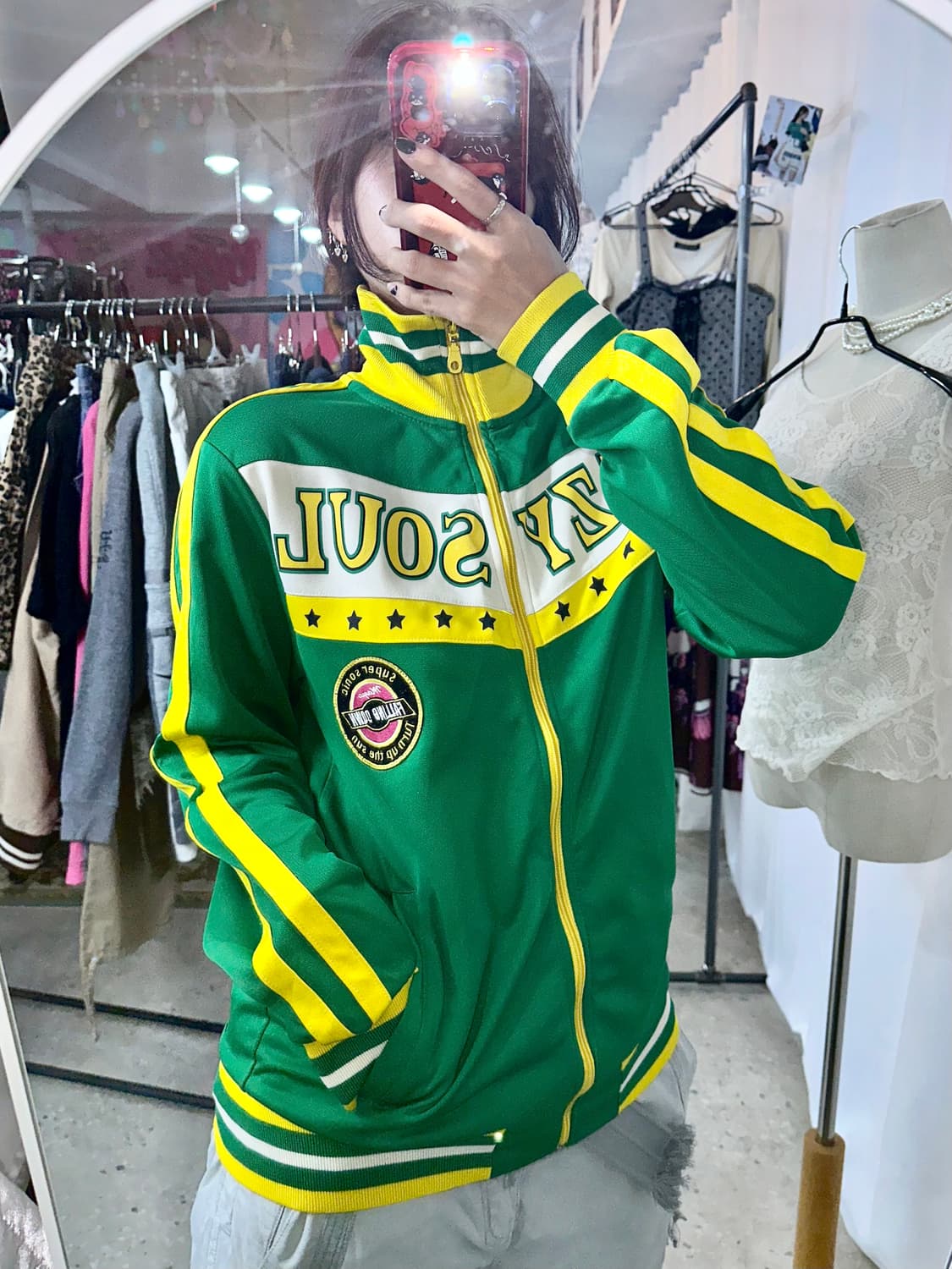 빈티지 y2k 키치 트랙탑 상품이미지4