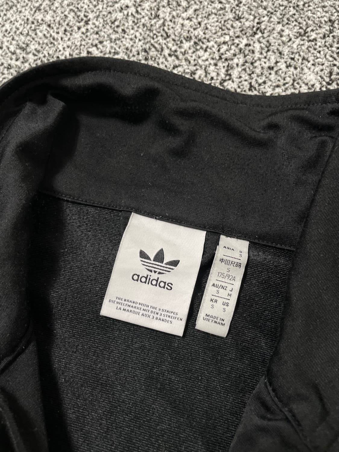 빈티지9. 아디다스 파이어버드 트랙탑 져지 검흰 트레이닝 자켓 상품이미지5