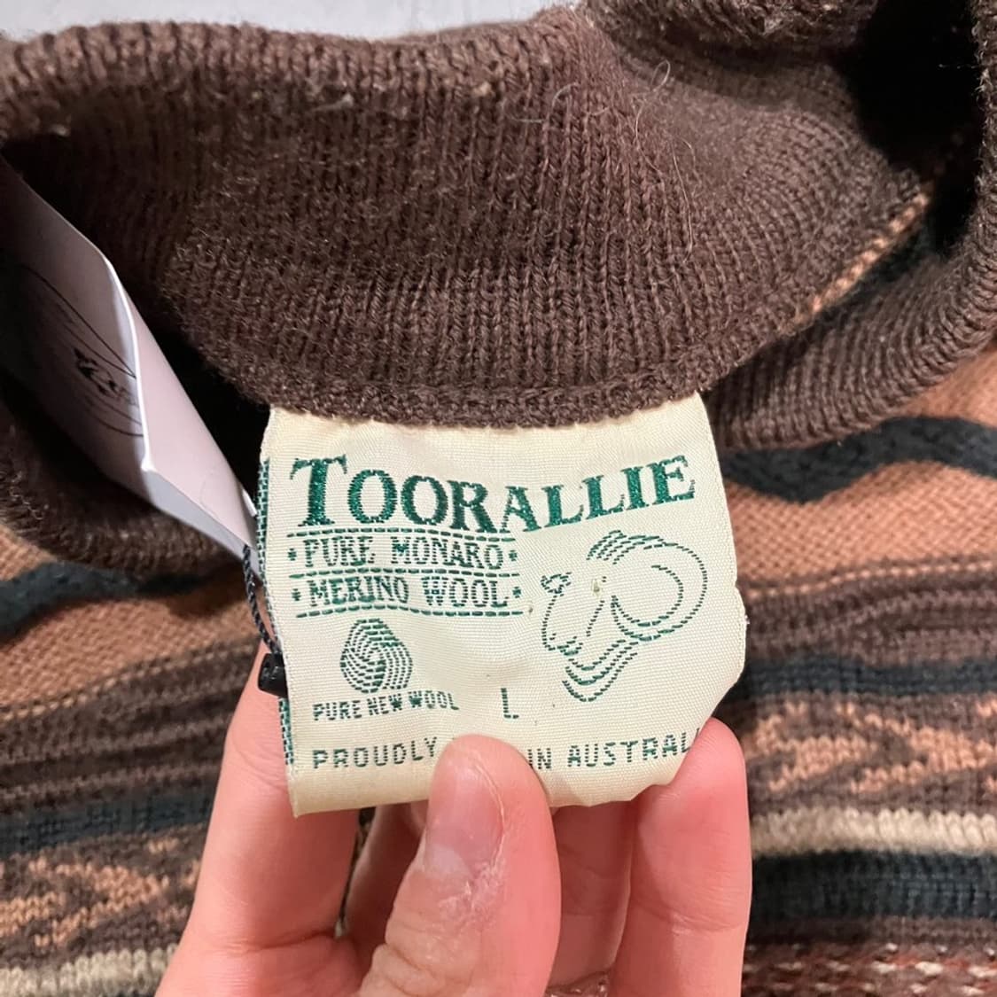 빈티지 케이블 니트 상품이미지5